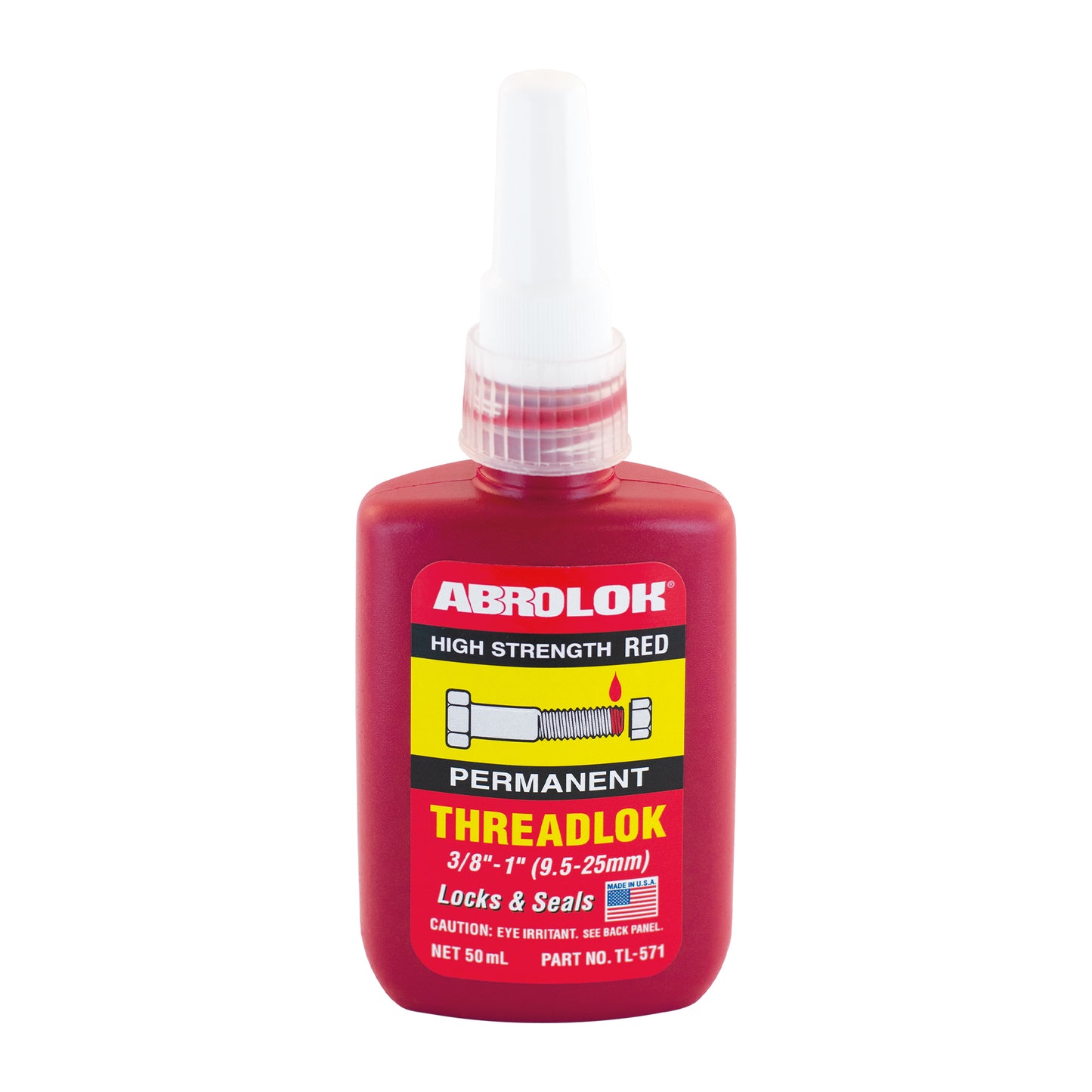 Fijador de Roscas Permanente ABROLOK – 50 ml | Traba Pernos