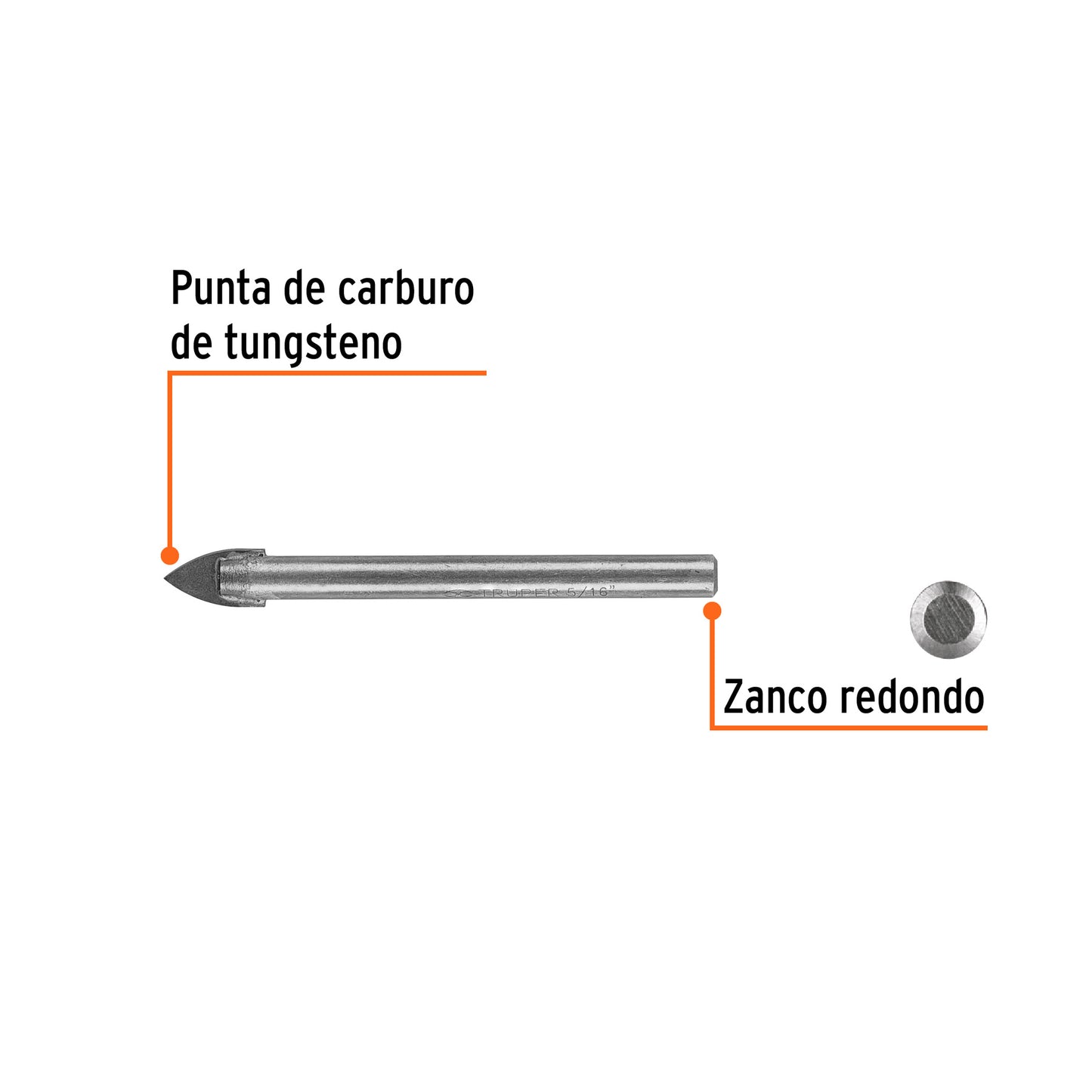 Broca para Vidrio y Azulejo – Truper