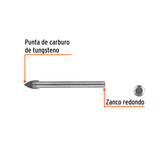 Broca para Vidrio y Azulejo – Truper