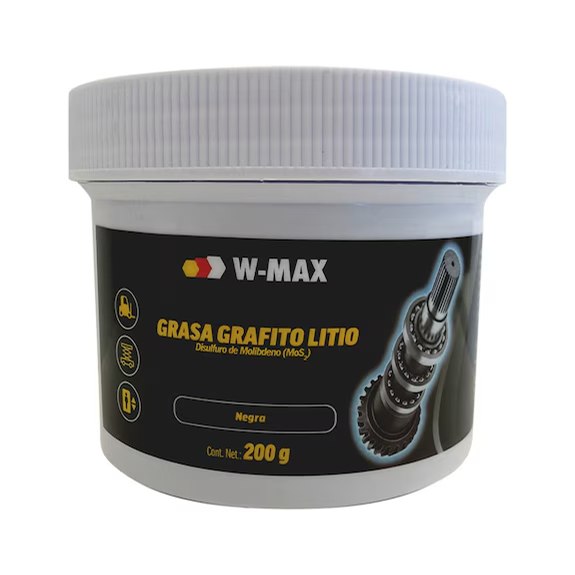 Grasa Grafito Litio Negra 200 g – W-MAX