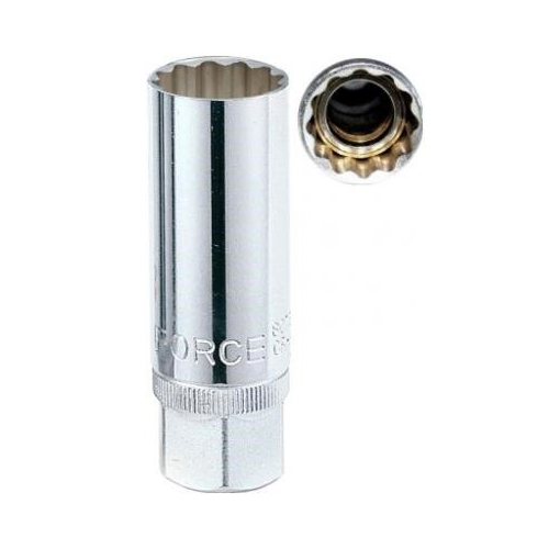 Dado 3/8” Poligonal para Bujías 14 mm Magnético – Force