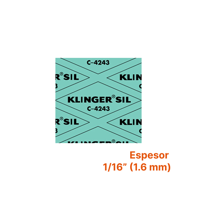 Material de Empaquetadura KLINGERSIL® C-4243 - Paño 25 x 25 cm