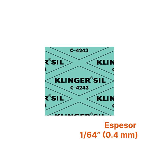 Material de Empaquetadura KLINGERSIL® C-4243 - Paño 25 x 25 cm