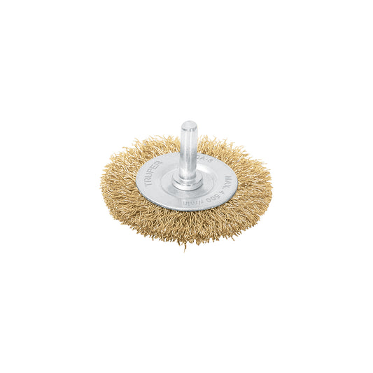 Carda Circular de Alambre Grueso con Zanco 1/4" – Truper
