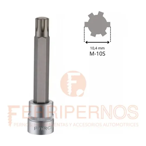 Dado Ribe 1/2" M-10S Largo para Audi/Volkswagen – Force