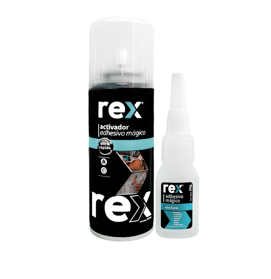 REX Adhesivo Mágico – Adhesivo + Activador (100 ml + 25 g)
