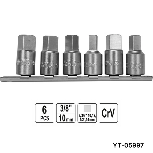 Set de Dados para Tapón de Aceite 3/8” 6 Piezas – Yato