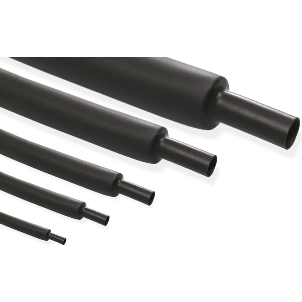 Tubo Termorretráctil Negro – Venta por Metro