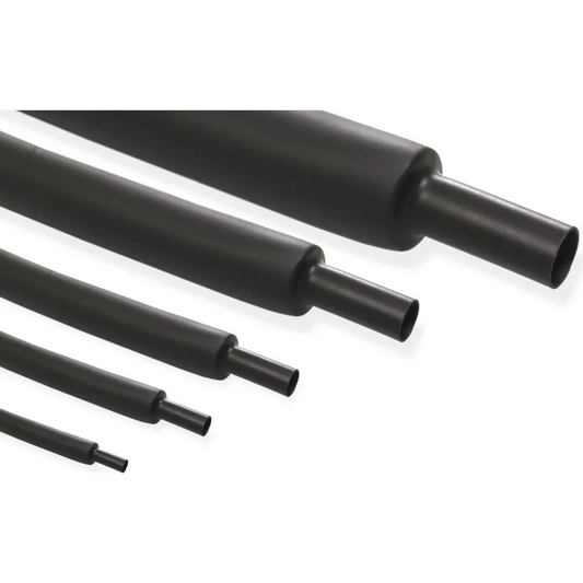 Tubo Termorretráctil Negro – Venta por Metro
