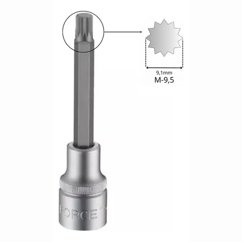 Dado Imbus 1/2" Punta M-9.5 Largo para Toyota – Force