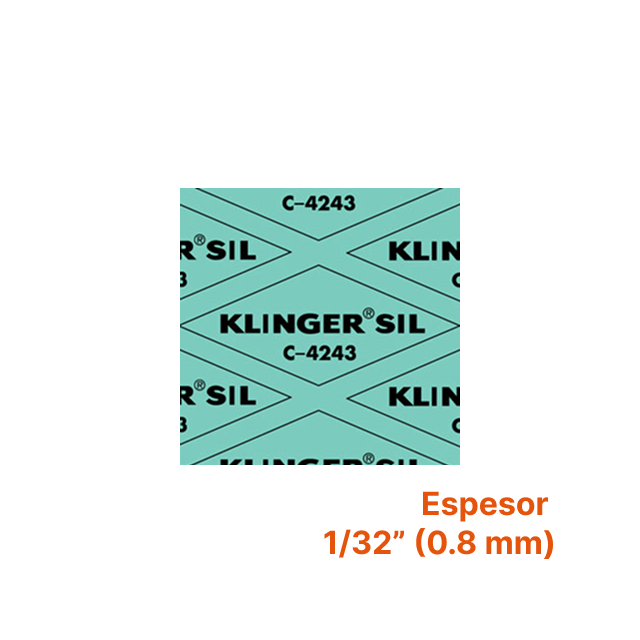 Material de Empaquetadura KLINGERSIL®  C-4243 -  Paño 25 x 25 cm