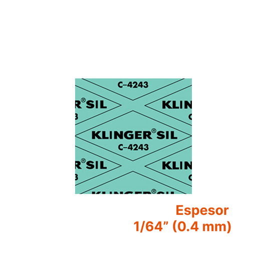 Material de Empaquetadura KLINGERSIL®  C-4243 -  Paño 25 x 25 cm