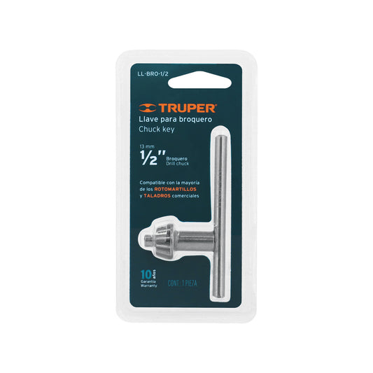 Llave para Taladro 1/2" (Broquero/Mandril) – Truper