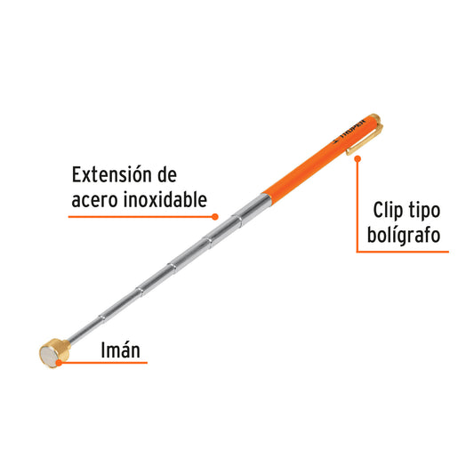 Imán Extensible de Acero Inoxidable 1.5 kg – Truper