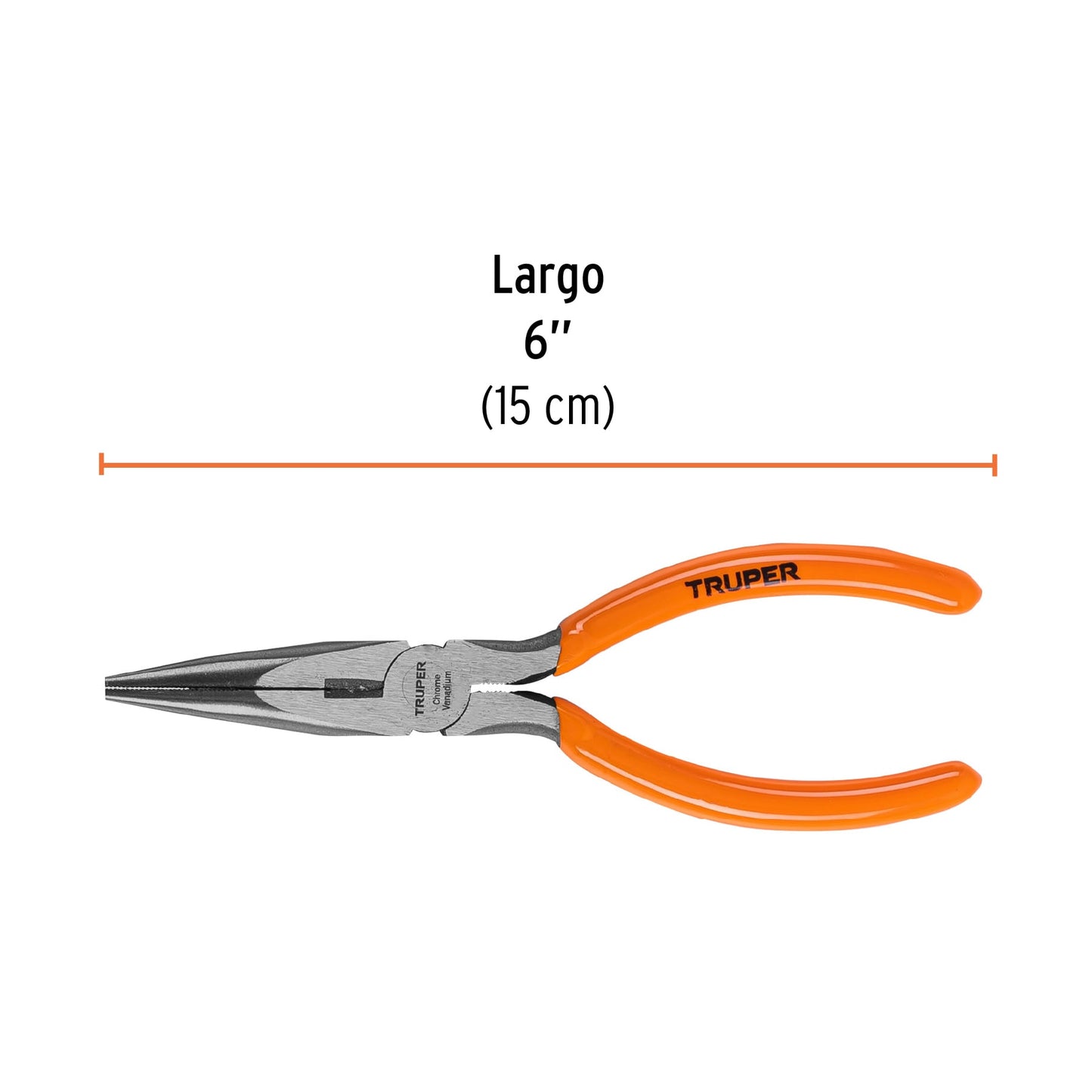 Pinza de Punta y corte 6" con Mango PVC – Truper