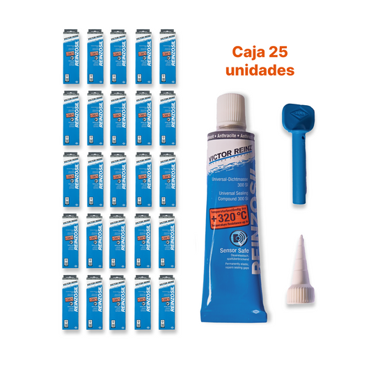 Sellador Alta Temperatura Victor Reinz Reinzosil 70 ml – Caja 25 unidades