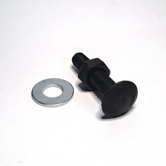 Pack Pernos Coche NC 1/4 x 1 1/4 con Tuerca – Zincado o Negro – 100 Unid Aprox